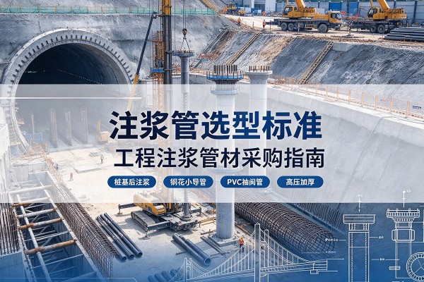 金林注浆管选型标准